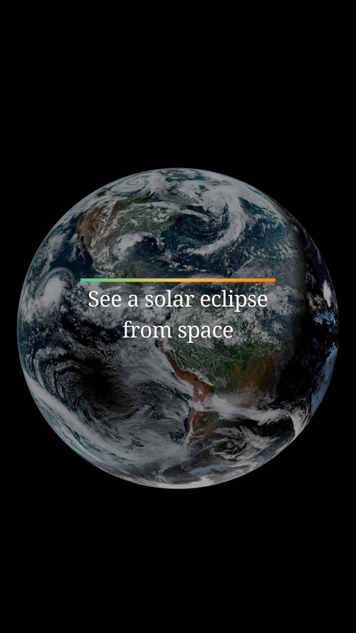 Satellites capture extraordinary views of a solar eclipse and show us how the moon's shadow affects weather patterns we see on Earth.

Read more at @cnnclimate's link in bio.