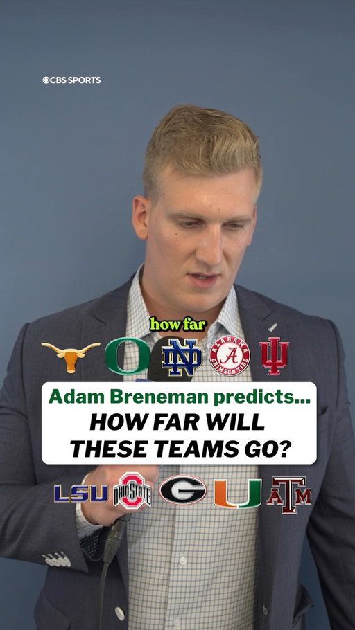 CBS Sports CFB analyst Adam Breneman gives his predictions on these college football contenders heading into the 2026 season.