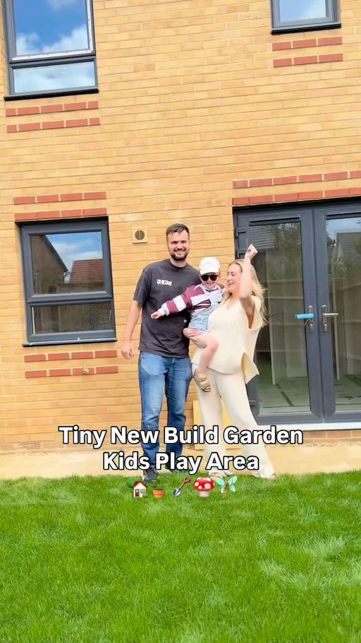 Operation tiny kids play area is on! Part 1 🪴I will not be defeated by my tiny new build garden haha! Please send me any ideas you have for this space or things I could include! Do I do a tiny den behind the shed? 

Like & SAVE for future inspo! 🌱 See you in the next episode the mud kitchens just arrived wohoo ❤️

Products used from @bandq_uk (SAVE this post ):
-Melcourt playbark -Verve metal garden staples
-Verve heavy duty root barrier 0.6 x2.5
-20 globulb string lights
-Smart solar magic mushroom light

#newbuild #kidsplayarea #newbuildjourney #kidsgarden #gardentransformation