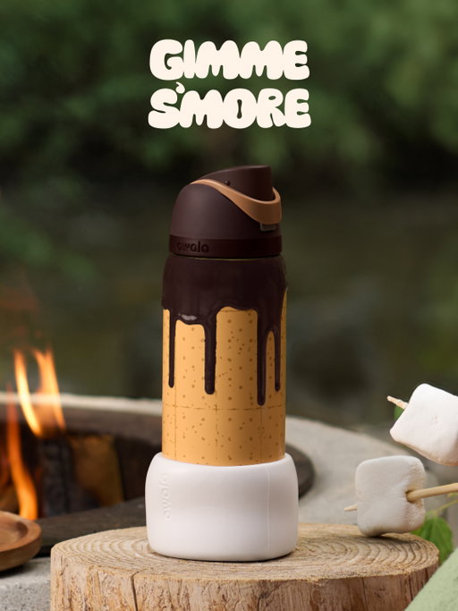Gimme S'more is here! 🔥⁣
⁣
Between the gooey color palette and marshmallow-inspired boot, this new Color Drop is basically a campfire in a bottle (without all the smoke). Get Gimme S’more before it's gone at owalalife.com.