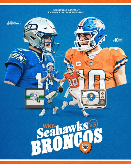 You asked for it, you got it. 🤝

We’re going old school with the @seahawks for #SEAvsDEN!