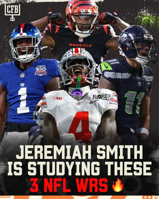 Jeremiah Smith is studying three of the NFL’s top WRs this offseason as he looks to take his game to another level heading into 2026 👀🔥

Will he go down as the greatest college football WR ever? 🐐

(via The Athletic’s Bruce Feldman)

#cfb #collegefootball #football #nfl #wr