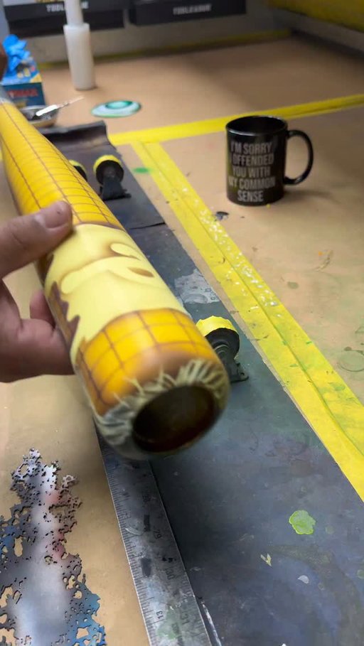 @_bat_king making the Corn Bats for @mlb Field of Dreams Game 

#MLB #Phillies #fieldofdreams