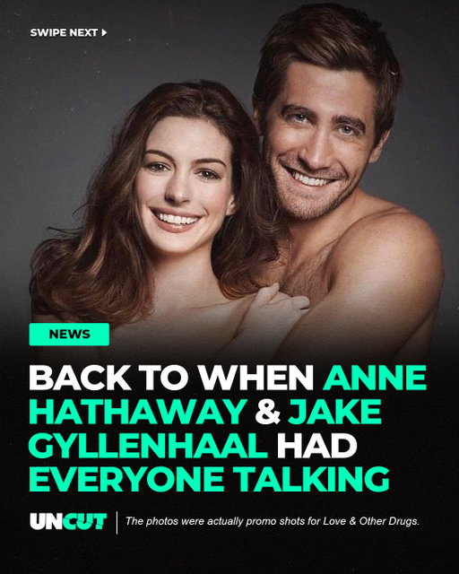 Back to when Anne Hathaway & Jake Gyllenhaal’s photos had everyone talking 👀⁠
⁠
The intimate-looking shots weren’t leaks. They were professionally photographed promo images for their 2010 movie Love & Other Drugs🔥⁠
⁠
What do y'all think⁉️😂