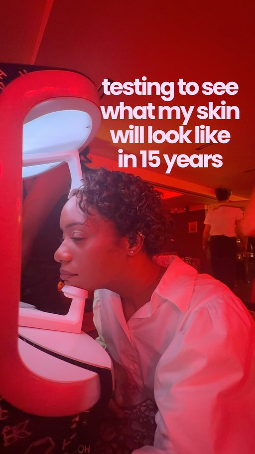 came to celebrate the new @kiehls CollaShot Plumping Serum & left with an insight into my future… 🫣