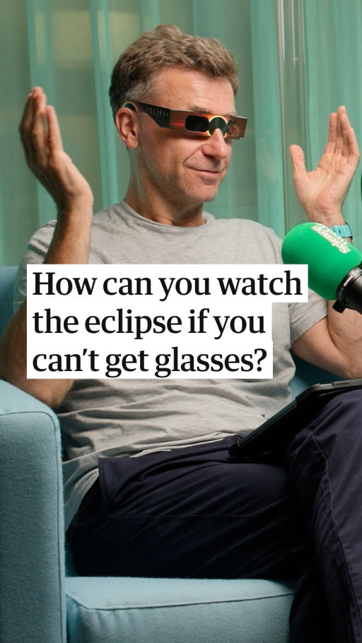 ‘There are plenty of places doing live streams of the event, and they’ll have amazing pictures.’

UK shoppers are struggling to get hold of solar eclipse glasses – crucial if you want to watch the partial eclipse on Wednesday evening.

But fear not, there are alternative options. These include using a colander or two sheets of A4 paper, or staying indoors to view a live stream.

Science editor Ian Sample joins host Madeleine Finlay to tell her categorically: do not use sunglasses, and do not try to use your phone camera to watch the eclipse either.

#eclipse #solareclipse