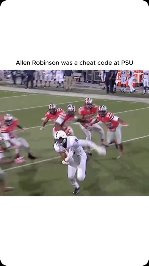 Three years in Happy Valley, one program legend. Allen Robinson turned State College into his personal record book. 2012: led the Big Ten with 77 catches, 1,013 yards, 11 TDs — a sophomore breakout for the ages. 2013: a Penn State single-season record 97 receptions, closing his career fifth all-time with 2,479 yards and second all-time with 177 catches. First-team All-American, 2× Big Ten Receiver of the Year. Signature moment: the clutch grab against Michigan that fueled a quadruple-OT win in 2013. No. 61 overall to Jacksonville in 2014, launching a 7,000+ yard NFL career. Nittany Lion royalty. 🦁