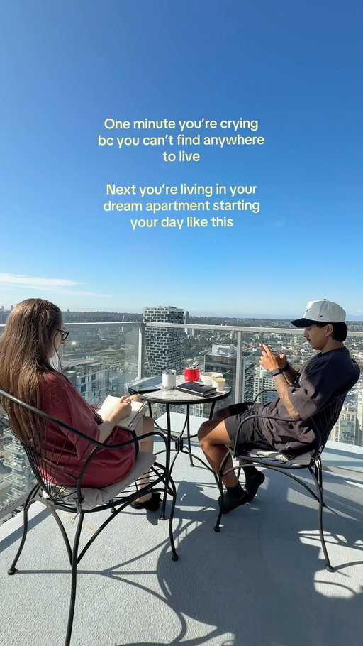 Worth the 3 month search 🥹🥹 #vancouverbc #vancouverapartment #apartmentliving