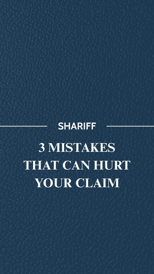 A few common actions after a crash can quietly hurt a claim before it even gets started.

First, posting about the accident on social media. Even a simple update or a photo can be used by insurance companies to question the severity of an injury or contradict what’s been reported.

Second, giving a recorded statement too soon, especially to the other driver’s insurance company. Casual comments made under stress can later be used to downplay injuries or shift blame.

Third, delaying medical treatment. Waiting to see a doctor, even when injuries seem minor, gives insurers room to argue the injury wasn’t caused by the accident or wasn’t serious to begin with.

Each of these seems harmless in the moment, but they’re exactly the kind of details insurance companies look for to reduce or deny a claim.

Follow Shariff Law for what to avoid after an accident.

#injurylawyers #lawyers #texasinjurylawyers #houstonlawyers