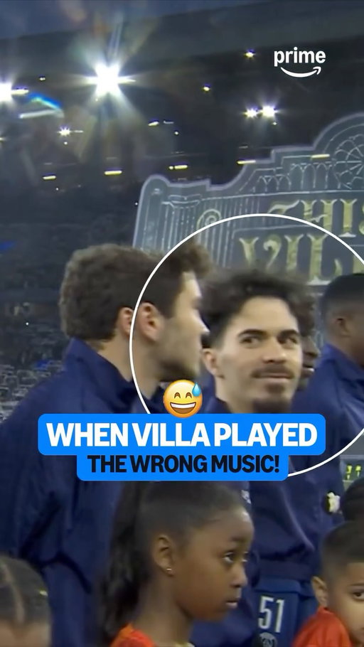 When Aston Villa played the UEFA Europa League music ahead of their UEFA Champions League tie vs PSG 😅🎶