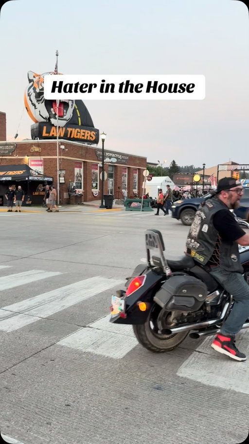 He’s hating at @sturgisrally