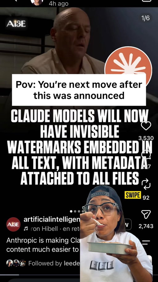 People are big mad that Claude is going to watermark generated texts, so I won’t be surprised if there’s a huge spike back to ChatGPT. 

All you have to do is go into Settings/Import/and import your Claude Code and Cowork. 

Honestly it shouldn’t be a problem if you’re being up front about saying that you’re using AI for some of your writing, but not everybody’s that honest so I get it.

It seems like these AI companies do something every month to lose the trust of the people and then everybody will go to the next one. The next one will lose trust and they’ll go back to the old one. It’s always a back-and-forth situation.

I have my projects in both ChatGPT and Claude because the models change too much. They act up too much so my productivity and my work aren’t going to change just because one wants to act up or is behind this week.

What are your thoughts on this? Will you still be using Claude for your writing? 
#lionsbehavior
