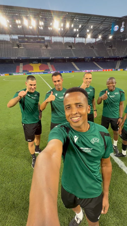 🏟️ Our match officials are ready for tomorrow! #SuperCup