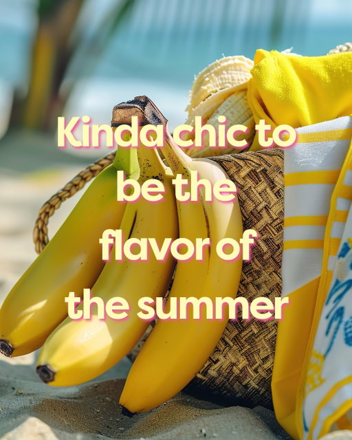 Bananas are more than kinda chic if you ask us 🍌🤩🫶