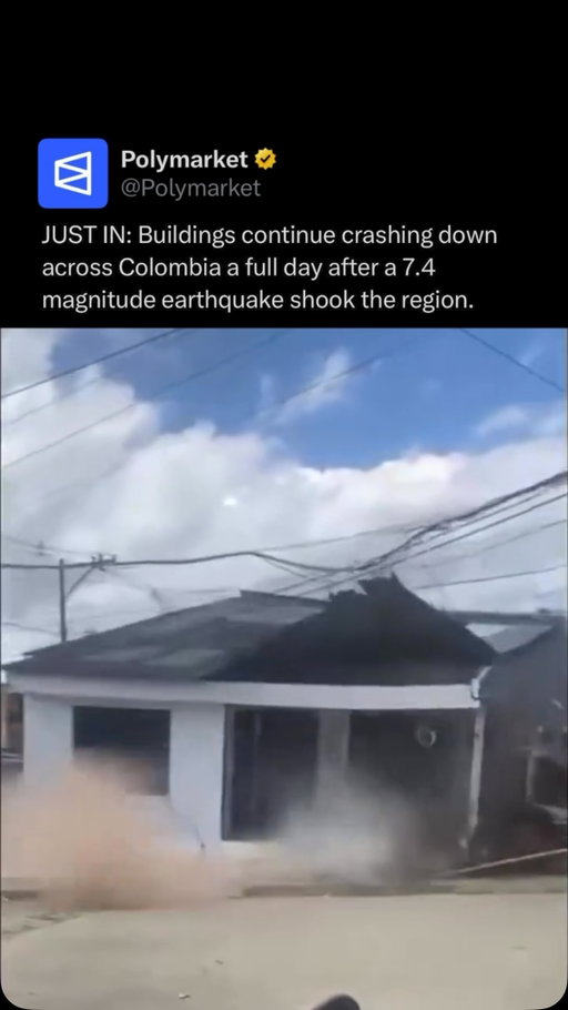 A powerful 7.4 magnitude earthquake struck Colombia, leaving widespread destruction across the region and forcing thousands to evacuate.

Even a full day after the initial quake, unstable buildings continue to collapse as residents assess the full extent of the damage.

Six airports suspended operations due to structural damage, and the Metropolitan Cathedral Basilica was among the landmarks partially destroyed by the seismic event.