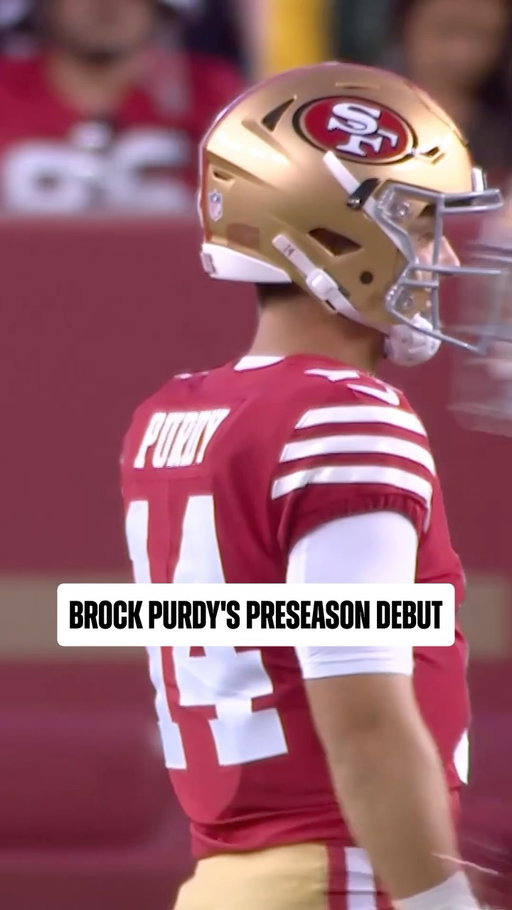 @brock.purdy13 came out ready to play 😮‍💨

TENvsSF – Thursday 9pm ET on @nflnetwork
Stream on @NFLPlus