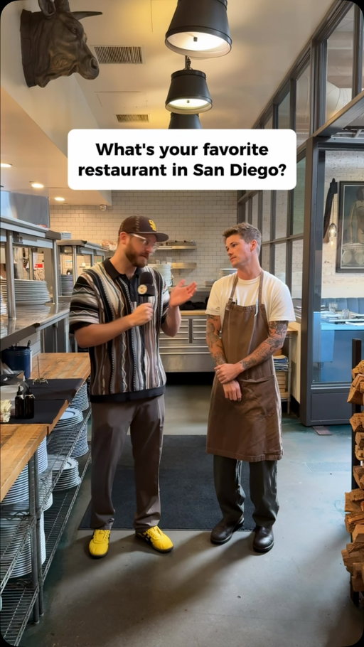 (PART 1) Chef’s Choice w/ Aidan Owens, Culinary Director of Herb & Wood and Herb & Sea

🧑‍🍳 Chef’s Favorites
Restaurant | @mabelsgonefishing
Restaurant | @callierestaurant
Seafood | @bluewaterseafoodsd
Seafood | @sdthefishery
Sandwich | @pomasdeli
Sandwich | @thewiseoxbutcher
Burger | @thefriendlysd
Burger | @rockyscrownpub
Pizza | @tributepizza
Steakhouse | @animae.sandiego
Steakhouse | @misterasrestaurant
Steakhouse | @raresocietysteakhouse
Late Night Eats | La Fachada
Late Night Eats | @sdminsokchon
Sushi | In Liberty Station
Sushi | @wrenchandrodent
Chef | @davinwaite

🍝 Chef’s Restaurants
@herbandwood
@herbandsea

#sandiegoliving #streetinterview #sandiegorestaurants