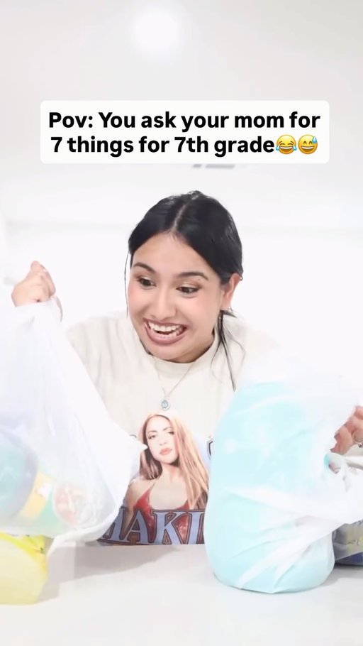 Pov: You ask your mom for 7 things for 7th grade😂😅 
#backtoschoolshopping #pov #comedyskit #skit #mom