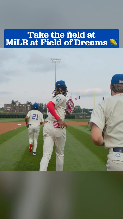 taking in the views from Iowa 😍

Cubs prospect Kevin Alcántara heads to the MiLB at Field of Dreams outfield!