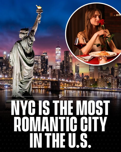 New York City has officially been ranked the most romantic city in the U.S. ❤️🗽

But it’s not alone. Nashville, Austin, Chicago and Jacksonville also made the top five in the ranking.

Researchers looked at Google searches per capita across the 30 largest U.S. cities, tracking romance related searches like date night ideas, proposal locations, romantic restaurants and anniversary ideas.

Which city deserves to be on the list?!

#Pubity #Romance #Travel #USA