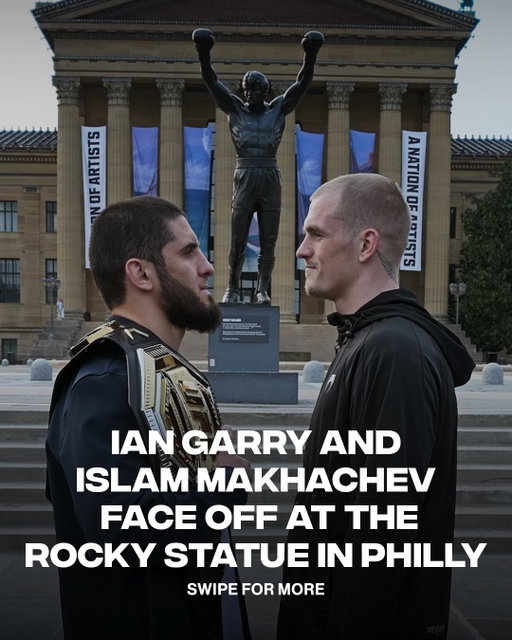 Ian Garry and Islam Makhachev bring the faceoff to Philly’s iconic Rocky statue 👀

(via @ufc)