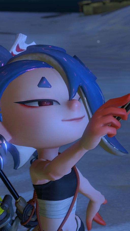 一切合切 食いあらす！
サメ使いの「フウカ」。

Nintendo Switch 2 ソフト『スプラトゥーン レイダース』。
 
#すりみ連合 #スプラトゥーンレイダース #NintendoSwitch2 #Nintendo #任天堂