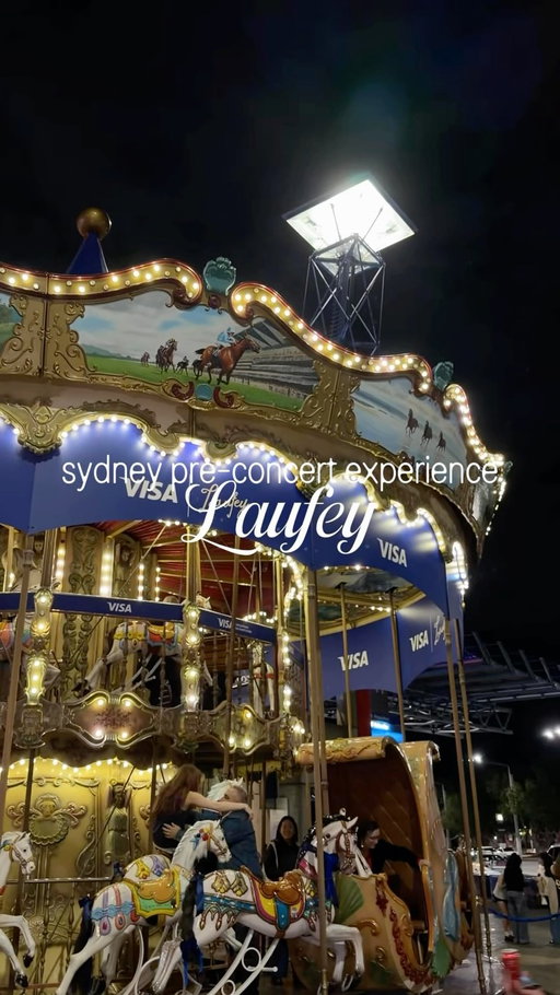 a laufey daydream pre-concert experience with @visa_au 🎠☁️🎀

still not over how dreamy this activation was 🥹 from a carousel inspired by Laufey’s album to the cutest photo spots + a polaroid to keep forever 🫶

want more moments like this? 

follow @visa_au for more unforgettable experiences 🤍 #Ad #EverywhereYouWantToBe #VisaxLaufey