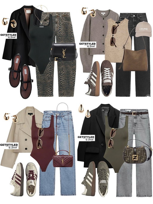 Most loved outfits of the week 🙋🏼‍♀️ Comment: SHOP & I’ll send you the links! 

Which one is your favourite look? 👀 
.
.
.
#autumnstyle #autumnfashion #mostloved #outfitideas #stylist 
Fashion stylist, styling ideas, outfit inspo, casual chic autumn looks, what to wear, jeans, sneakers, zara women fashion trends, ootd, style