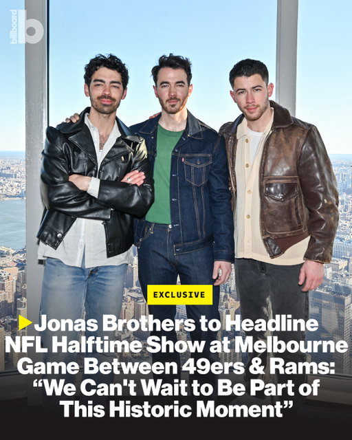 The Jonas Brothers are taking the NFL to Australia.⁠
⁠
The trio will headline the halftime show at the NFL’s first-ever regular-season game in Australia, as the Los Angeles Rams face the San Francisco 49ers at Melbourne Cricket Ground on Sept. 10.⁠
⁠
The historic matchup will stream exclusively on Netflix, with the full halftime performance also airing live on Australia’s Seven Network.⁠
⁠
Everything we know about the Jonas Brothers’ NFL halftime show is at the link in bio.⁠