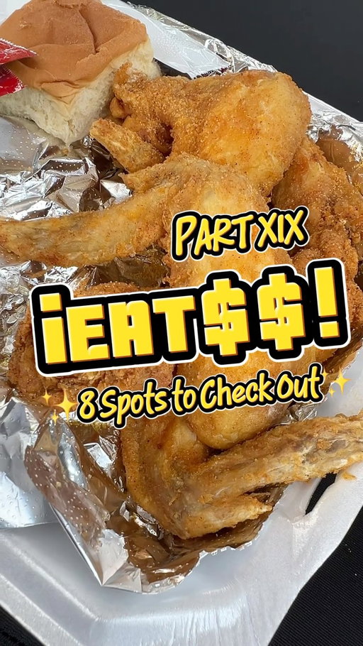 iEAT$$! (Part XIX) – Here are 8 restaurants/shops I recently visited you need to know about.
 
✨Highly Recommended
💜Miss Black Foodie Fave
 
👉🏾KC’s Little Kitchen
📍1181 Saluda St, Rock Hill, SC
▪️Call-In Orders Only, Drive Thru Available, Online Ordering Coming Soon
 
💜Whole Wings (4 wings with sides - $12.50), mac + cheese and fried okra
💜Fish + Shrimp Plate ($12) with coleslaw, French fries, and hushpuppies
 
Other Recommendations:
Baked Beans
Cheeseburger Plate
Hot Dog Plate
 
👉🏾Bruster’s Real Ice Cream
📍2603 SC-160, Fort Mill, SC
 
✨Birthday Cake ($6.59 + cost of waffle cone)– yellow cake batter ice cream with blue icing and rainbow sprinkles
 
👉🏾Chex Grill & Wings
📍1912 Mt Gallant Rd Ste 106, Rock Hill, SC
 
💰Each wing was on special for $1.
 
Wing Flavors: ✨Asian Spark, 💜Garlic Parmesan, 💜Hawaiian Blaze, 💜Mamba, ✨Strawberry Hot
 
👉🏾The Crazy Mason Milkshake Bar
📍816 Brayden Pkwy #107, Fort Mill, SC
 
💜Cookie Dough Nachos ($12.75)
💜Turtle Waffle ($12) - brownie bites, pecans, chocolate, caramel, and whipped cream
 
👉🏾Tokyo Japan
📍850 Patriot Pkwy, Rock Hill, SC
 
💜Philly Push Pop Sushi ($12)
💜Shrimp Tempura Pop Sushi ($12)
Sushi Tacos ($3.99 each): 💜Kani, ✨Salmon Tempura, 💜Shrimp Tempura, and ✨Tuna Edamame
 
👉🏾Crispy Cones
📍8736 Outlets Blvd, Charlotte, NC
 
✨Dubai Chocolate ($9.49) – pistachio + Nutella sauce, pistachios + kataifi, chocolate ice cream, Dubai spread, Dubai chocolate cone
 
👉🏾Kolapasi Indian Canteen
📍2040 Freeman Park Dr #100, Charlotte, NC
 
💜Cardamon Almond Bliss ($5.99)
💜Coconut Rice ($6.99)
✨Masala Fries ($4.99)
💜Parotta Bowl ($14.99) – 2 parottas, 2 curries (cashew chicken, Channa masala)
 
👉🏾Sweet & Such Dessert Café
📍2101 Main St. Ste H, Columbia, SC
 
💜 Biscoff Bliss ($14.99)
