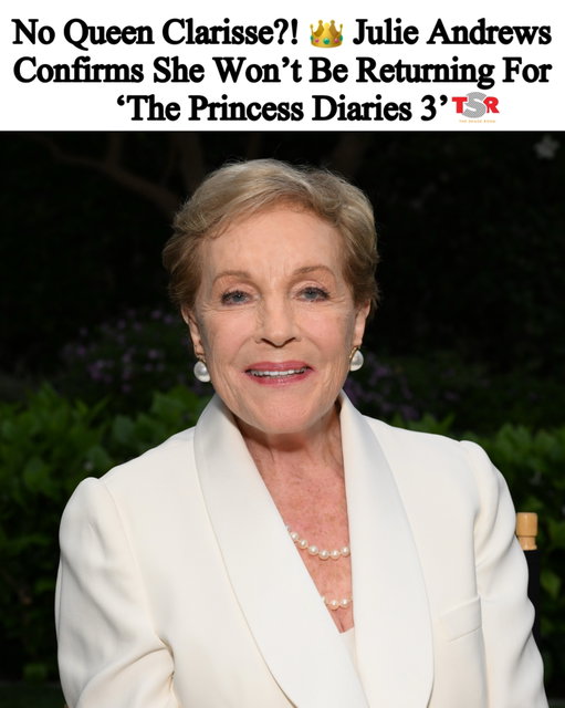 TSR Staff Lawrencia! @lawrencia.cg
_____________________________________
#JulieAndrews has confirmed she will not return for “The Princess Diaries 3” alongside Anne Hathaway.
_____________________________________
The 90-year-old actress told @InStyleMagazine that the film’s creative team spent much of last year asking her to reprise her role as Queen Clarisse Renaldi, but she ultimately turned down the offer.
_____________________________________
“I think I’m retired, really, would be about the best description for that,” Andrews said. She admitted it was “very, very hard to say ‘no,’” but explained that she felt she’d already “had a wonderful ride” with the franchise and believes the third film can “flourish very well” without Queen Clarisse. 
_____________________________________
Andrews, who is now living with arthritis, said she mostly prefers to stay out of the public eye these days. However, she hasn’t completely stepped away from entertainment. She continues to do voice work, including narrating “Bridgerton” as Lady Whistledown, which she can record from her home studio. “I do it mostly to keep my brain alive,” she said. 
_____________________________________
#AnneHathaway is still set to return as Mia Thermopolis, while Adele Lim will direct the long-awaited sequel. It remains unclear how Queen Clarisse’s absence will be addressed in the film. (📸: @gettyimages) ✍🏾: #TSRStaffLG