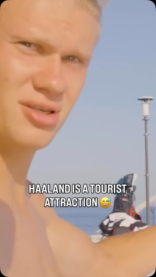 Erling Haaland is a certified A-Lister. 🛥️🤣

(🎥: YouTube/Erling Haaland)