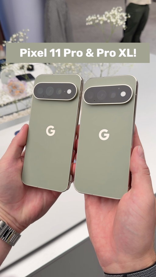 Google refreshed the displays with an impressive 3,600 nits peak brightness, put their new 2nm Tensor G6 silicon under the hood, and boosted charging speeds up to 45W. Here’s the spec breakdown:
 * Sizes: 6.3” (Pro) vs 6.8” (Pro XL)
 * Cameras: 50MP main, 48MP ultrawide, and 48MP periscope telephoto (5x optical / 120x Pro Zoom)
 * Screen: Super Actua OLED hitting 3,600 nits peak brightness
 * Chip: Tensor G6
 * Power: Up to 45W wired fast charging + Qi2 support
Which footprint are you going with—the 6.3-inch or 6.8-inch?
#Pixel11Pro #Pixel11ProXL #MadeByGoogle #GooglePixel #TechReview Android17