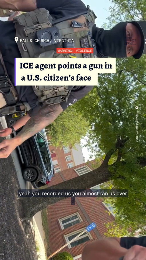 Disturbing video shows a group of ICE agents surrounding a woman in her car and pointing a gun in her face, while falsely accusing her of trying to hit them with the vehicle. The woman, a U.S. citizen, says the ICE agents became aggressive shortly after she witnessed them arresting two people in a parking lot.

The Trump administration has injected a combined $240 billion of taxpayer money into ICE and Border Patrol in less than one year — a budget greater than the GDP of 161 countries.