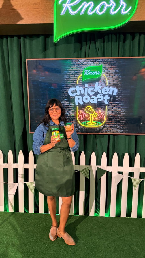 Cooked for my internet crush ( @knorr ) while my comedy hero (Megan Stalter) was there. The nerves? Astronomical. The fun? Even more astronomical. 10/10 disaster energy, def recommend #knorrpartner