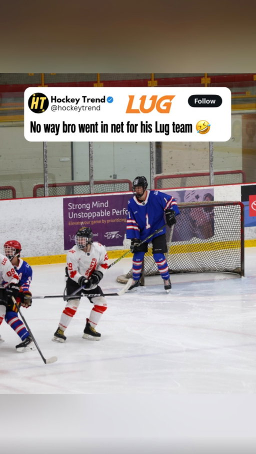 It’s a @lugsports Playoff game your goalie goes down. No backup. Who’s going to step up for the boys and get the Job done?

This may be the greatest glue guy performance we’ve ever seen. 

You put a known shot blocker in net, he’s used to soaking pucks Doug Glatt style. Chin tucked eyes on the prize. A 1 hour ice slot to push your team to the next round.

Are you stepping between the pipes for you look team and shutting the door?

🎥 @michaelbremner.media