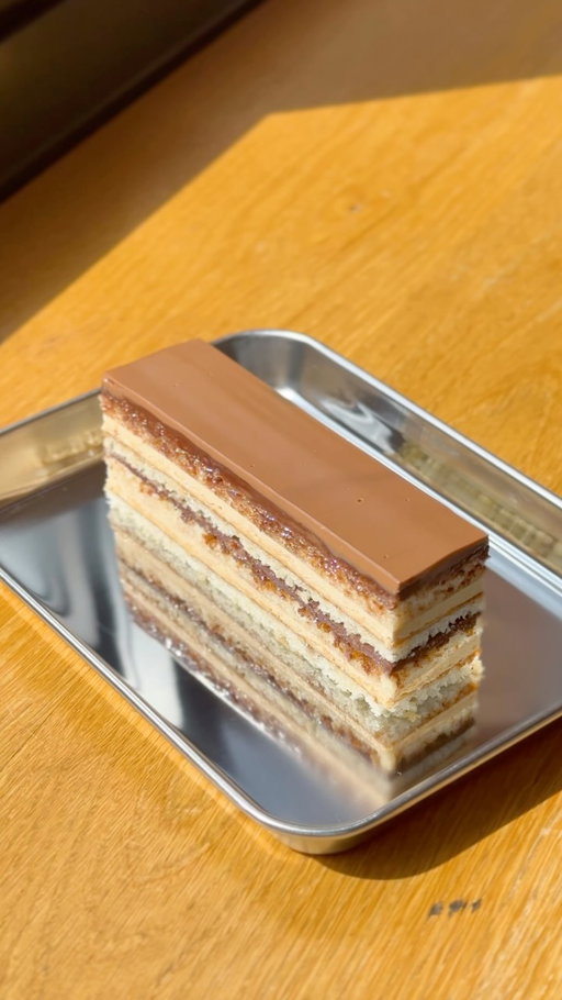 The Afternoon Tea - Ep 5 - Opera Cake! The last recipe in the series, finishing with a classic. The beauty of this dessert is really being able to see each layer, which takes a little bit of attention to detail. A silicon sponge roll mat for the sponge and pastry rods for the filling, make this process so much easier. I use them across loads of recipes so worth getting some, and they’re cheap too. I hope you enjoyed all the recipes in the series, even if my scone offended everyone 😂 I’m not sure I can look at an afternoon tea again though for a while! If you want to try all 5 of the recipes, they are free on my website just hit the ‘Afternoon Tea’ recipe link in my bio!