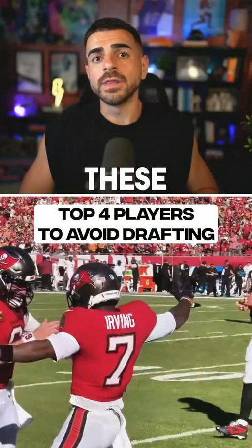 These are the Top 4 players you need to let your leaguemates draft instead 

#fantasyfootball