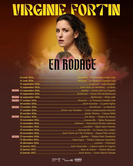 VOICI LES DATES de mes rodages, DESTIN FATAL MYSTÈRE TOTAL - lien pour les billets dans la bio ok merci bisou.