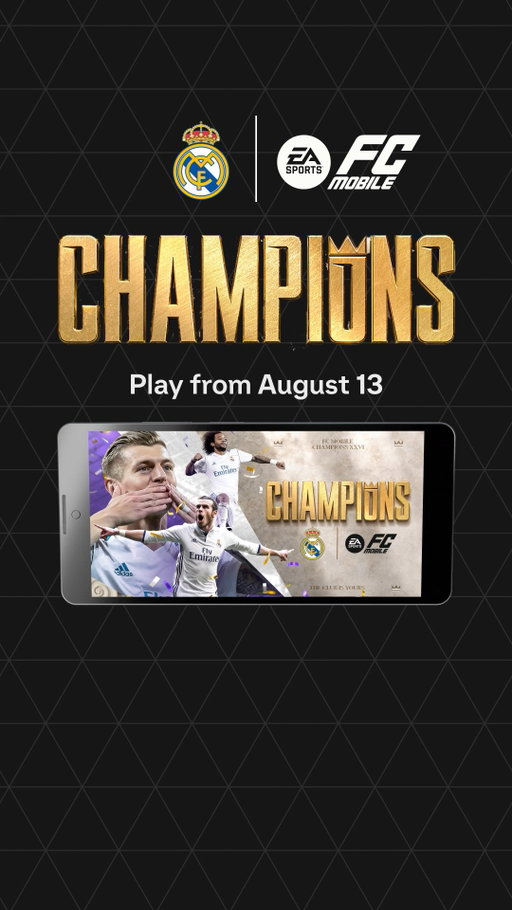 Three in a row. Etched in football history. 👑✨

Relive @realmadrid’s historic 2015–2018 campaigns in Champions and build your own legacy in #FCMobile.