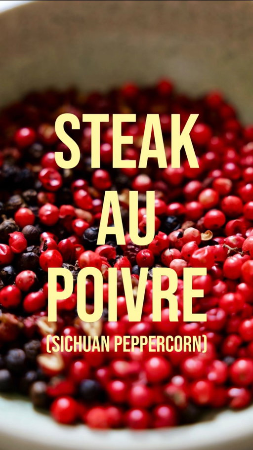 Sichuan Peppercorn Steak au Poivre w/ Fries

Comment ‘RECIPE’ for the au poivre recipe!

The best meals never really fill you. They just redirect the hunger. You leave lighter in the wallet, heavier in the chest, already planning your return before the bill has even touched the table.

An Ode to the Sichuan Peppercorn

#foodwriting #storytelling #steak #homecooking #reflection