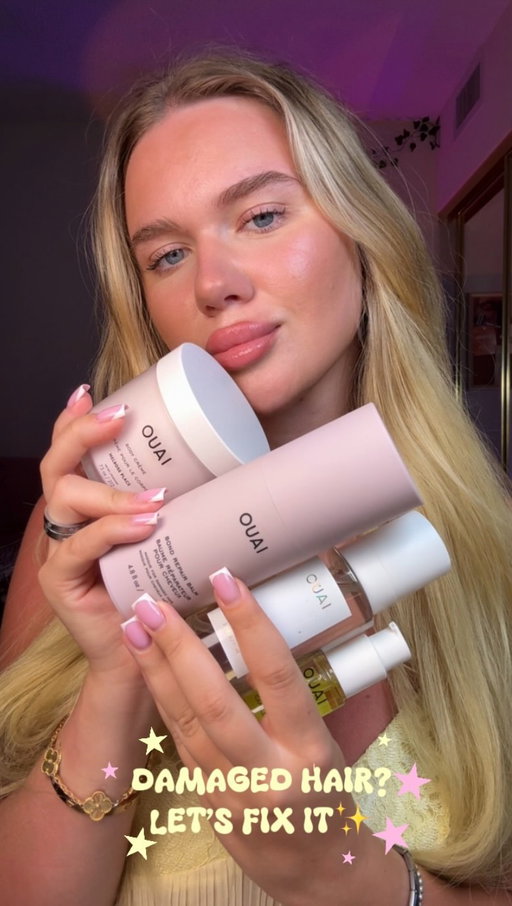 Damaged hair → shiny, soft & healthy-looking hair. ✨🤍

This @theouai routine has been such a game changer lately. If your hair needs a little extra love, save this one. 🫶🏼

#OUAI #HairCare #LosAngelesBeautyCreator #HairRoutine #BeautyCreator