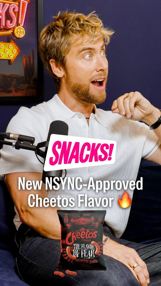 Flavor of fear to flavor of the year 👻🔥NSYNC had an exclusive first taste of @cheetos Sweet Phantom Heat Flavored Puffs, and spoiler alert… they’re obsessed.

These limited-edition Cheetos will be available nationwide starting August 31st. Stay tuned for more @realjoeyfatone and @lancebass on an upcoming episode of @snackspodcast