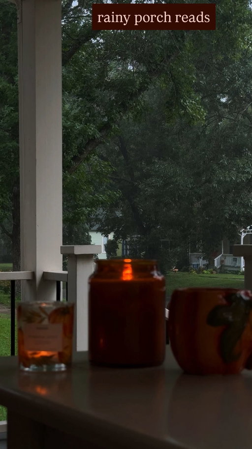 Over the last week we had two very short (5-10 minutes) but sweet rain showers and I was sooooo thankful for them! 🌧️ I’m craving one of those all-day thunderstorms though, where I can spend the entire day on the porch smelling the fresh air and listening to the sounds of the rain, thunder, and breeze. 🥲⛈️

Has it been a very rainy summer where you live? It hasn’t felt that way to me, but I just found out we are actually above average on our rainfall totals for this year, but I think most of it came from our very rainy spring. 🤔

#cozyvibes #rainyweather #pluviophile #stormyweather #rainsounds soothing sounds, relaxing sounds, petrichor, rainy days, covered porch, tea time, cozy living, slow living, cozy lifestyle, slow living for life, cozy summer aesthetic, gloomy summer days