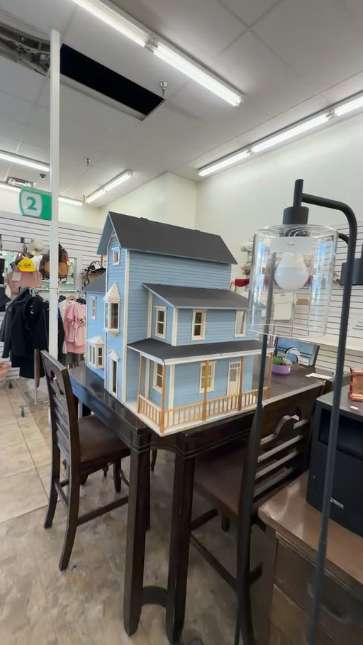 i bought a house…a doll house!!!🤭 what themes or aesthetics should we make the rooms??🏠✨#dollhouse  #makeover