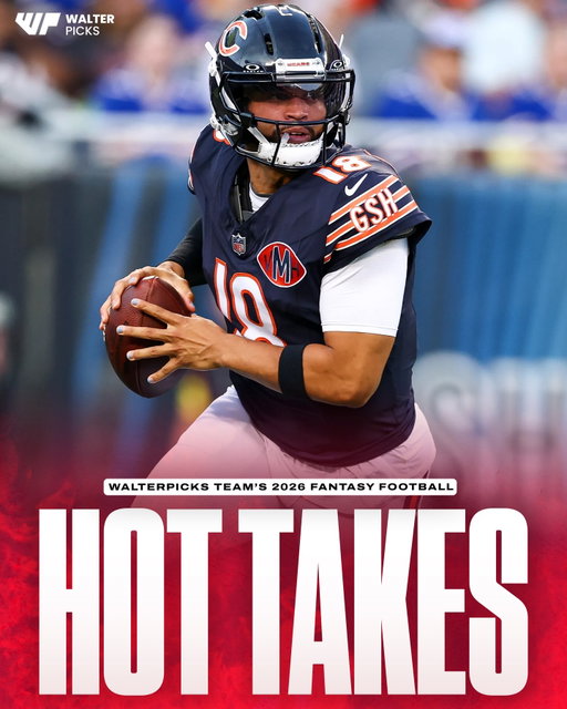 The WalterPicks Team drops their 2026 Fantasy Football Hot Takes ⁠
⁠
Do you agree with any of them?