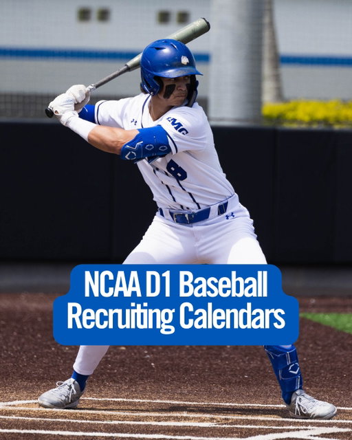 August means the turn of the NCAA calendar, and with that is new recruiting rules and dates. Throughout the month, we'll be sharing the new NCAA recruiting calendars for the 2026-27 calendar.

Here is Division 1 Baseball! As a reminder, the recruiting calendars dictate when and how a college coach can interact with recruits, so it's important to understand what type of communication is allowed. Scroll through to see the calendars as well as what each recruiting period means! #recruiting #ncaa #calendar #baseball