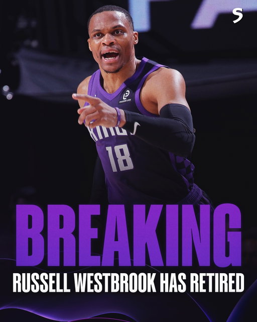 Russell Westbrook has announced his retirement via Instagram. Congratulations on a fantastic career, @russwest44 👏🔥