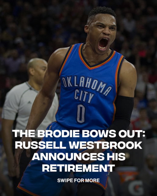 Russell Westbrook is calling it a career. 🫡

The former MVP and triple-double king leaves the game as one of the most explosive, relentless, and unforgettable players the NBA has ever seen.

📸 Getty