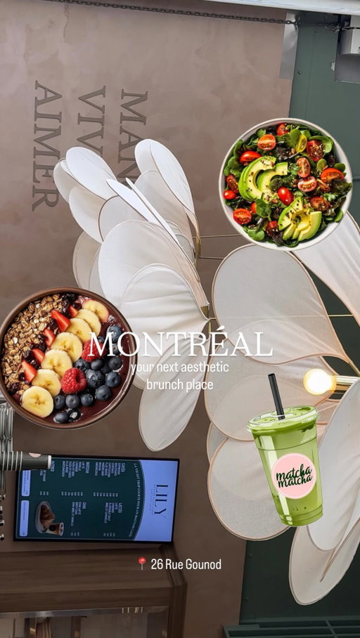 For those who love healthy food and beautiful, Instagrammable places — this one’s for you 💗 
Such a cozy and aesthetic café with delicious brunches, lunches, and fresh smoothies 🥑
I’m obsessed with every detail — from the interior to the presentation. Definitely a spot worth saving 📍✨ Another Montreal place officially added to my favorites..

#mtl 
#café #influencermontreal 
#restaurant 
#contentcreator